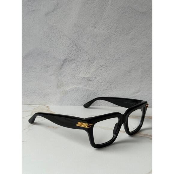NEW Bottega Veneta BV1324O Black Unisex Eyeglasses Frames main image 9